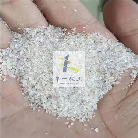 雪花白瓷白喷砂除锈石英砂1-2 2-4 4-6粒度不等 贵州贵阳厂家销售