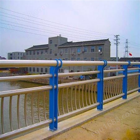 江苏景观桥梁灯光防撞304不锈钢复合管护栏立柱天桥河道大桥铸铁钢锌栏杆