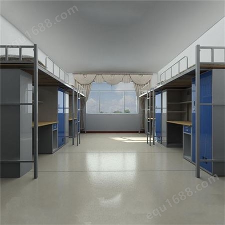 钢制公寓床 组合式学生床供应 鸣远 下柜公寓床定制