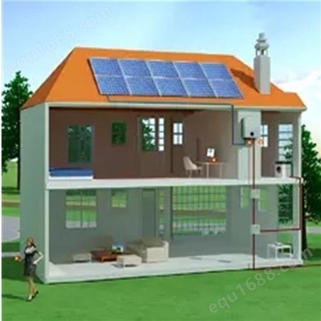 10千瓦离网光伏发电站 分布式光伏组件 别墅屋顶太阳能发电系统 徐州恒大光伏发电