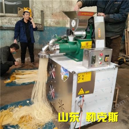 勒克斯 清洗方便 家用小型米线机 玉米米线机 小型米粉加工机械