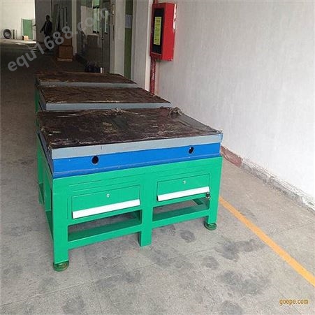 深圳自产铸铁台面工作台模具工作台 模房钳工操作桌 钢板铸铁台面可选