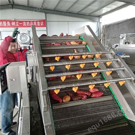 工厂用连续式烤地瓜设备 大型冰烤薯加工生产线 清洗烤制生产厂家诚招代理商