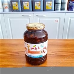 全贤 蜂蜜大枣茶1kg 韩国红枣酱冲饮蜜炼茶果肉饮料
