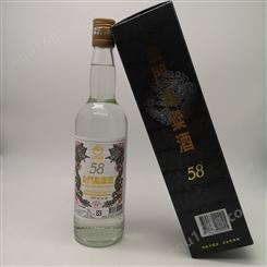 真情好酒 宝岛中国台湾高粱酒58度600ml红标白金龙