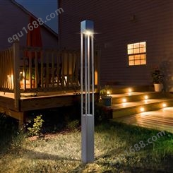 庭院灯户外防水花园别墅led草坪灯 3米小区道路高杆灯 铝型材景观灯柱