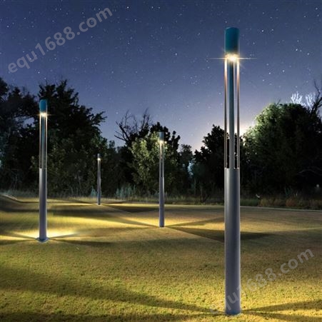 庭院灯户外防水花园别墅led草坪灯 3米小区道路高杆灯 铝型材景观灯柱