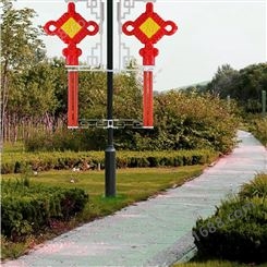 甘肃LED中国结j景观灯，路灯杆春节亮化装饰，进口亚克力材质，可非标定制