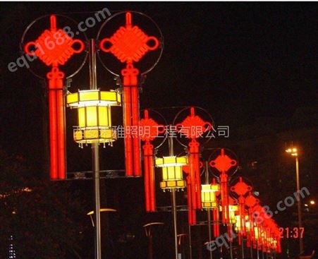 甘肃兰州LED中国结景观灯，节日装饰灯