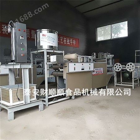 工厂供应 大型豆腐皮机生产线 千张机百页机设备厂家 机械全自动