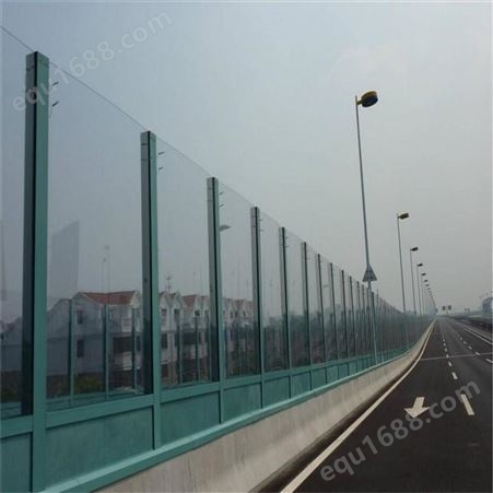 博乐玻璃亚克力声屏障高速公路半透明隔音墙支持定制