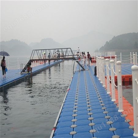 天蔚水上直径505040聚乙烯材质 供游客在水上行走钓鱼塑料浮台