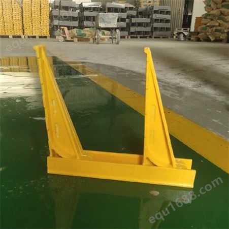 玻璃钢黄色电力建筑工业专用不褪色安全耐用电线电缆支撑支架