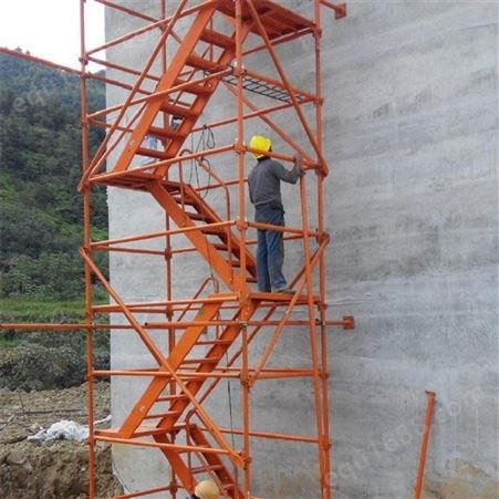 链工建筑施工安全梯笼 箱式梯笼 深基坑梯笼