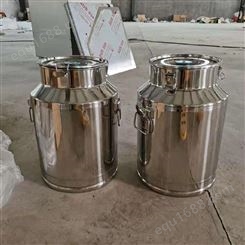 百科304不锈钢牛奶储存桶 双层运输桶25L