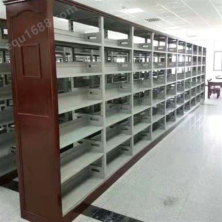 钢制书架厂子直供图书馆书架 学校阅览室书架批发价格