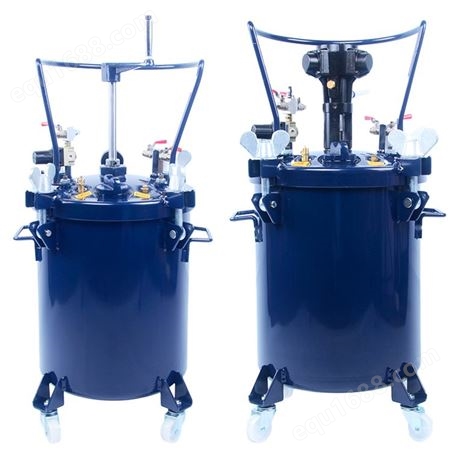 蓝江40L自动搅拌喷涂压力桶 涂料气动喷漆罐YLT30 结构合理