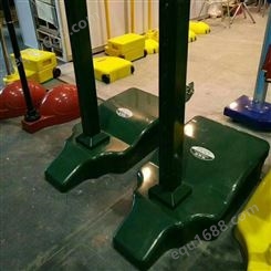 冀跃体育场移动羽毛球柱铸铁底座体育器材羽毛球柱厂家可定制