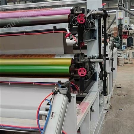河南飞鹰机械 8成新四色冥币印刷机 全自动印刷机 带锯切纸机
