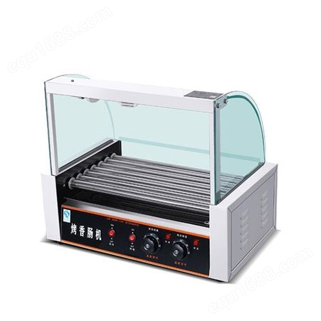 供应 超市烤肠机 5星商厨 电动烤肠设备 七管烤肠机