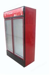 商用立式酒吧展示冰柜 饮料冷藏展示柜 玻璃门啤酒柜立式展示冷柜