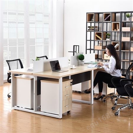 四人位现代简约2/4/6/8人位职员工桌椅 组合工位桌办公家具