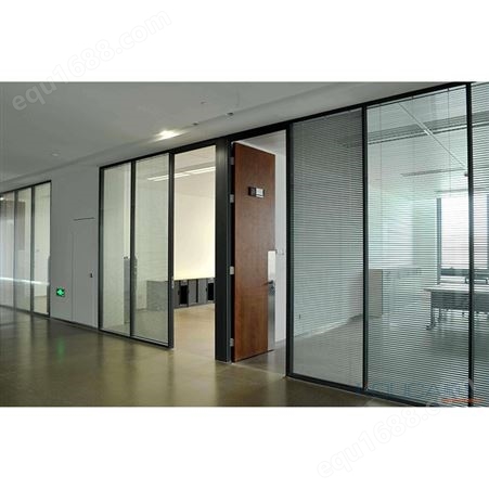 天津玻璃隔断,办公室铝合金玻璃高隔断墙定制,钢化玻璃高隔间隔音屏风