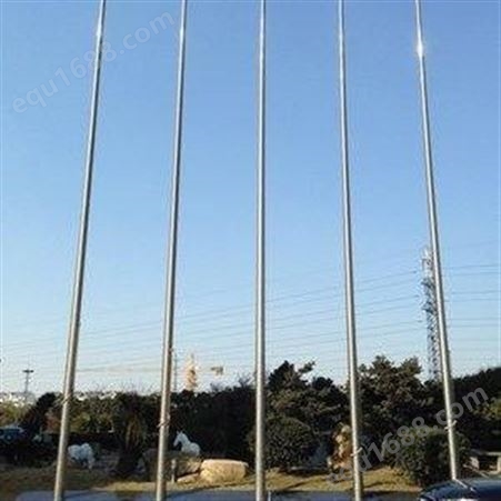 鸿门-73H不锈钢户外国学校幼儿园锥形电动升旗杆9米12米15米