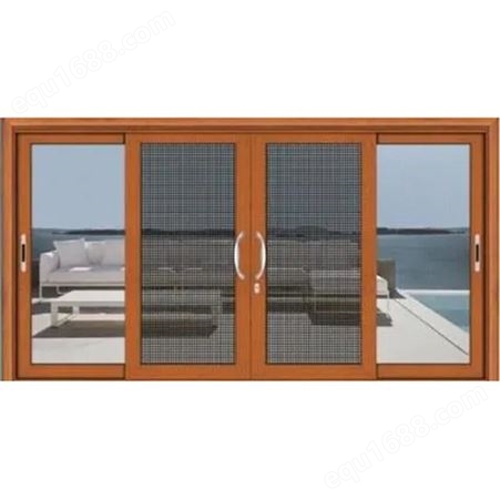 隔音铝包木窗纱一体 隔热铝包木窗纱一体定制 铝包木门窗 价格合理