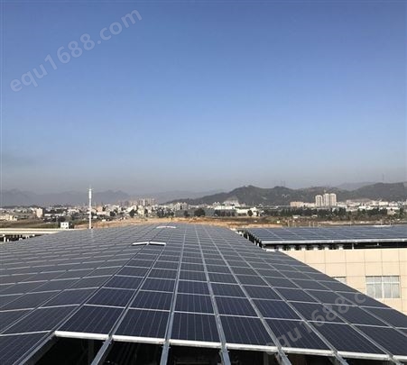 厂房屋顶光伏系统 50千瓦太阳能并网发电站 单晶540W太阳能板组件