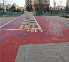 天津红桥区沥路力聚合物彩色路面 沥青路面喷涂价格欢迎