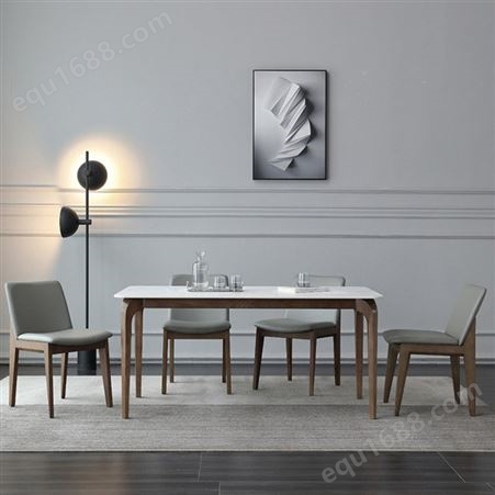 北欧实木餐椅 现代简约时尚创意家用 餐厅酒店桌椅靠背轻奢整装椅子直营