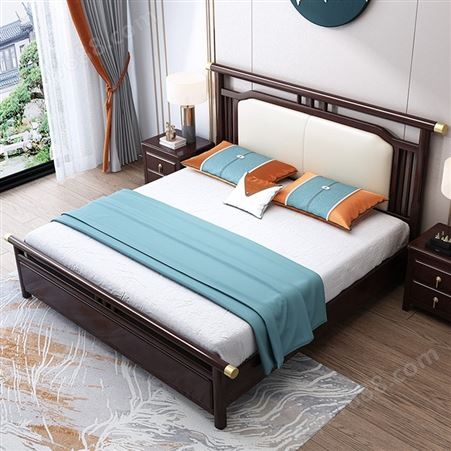 新中式家具生产厂家  新中式实木家具定制 禅意实木家具价格